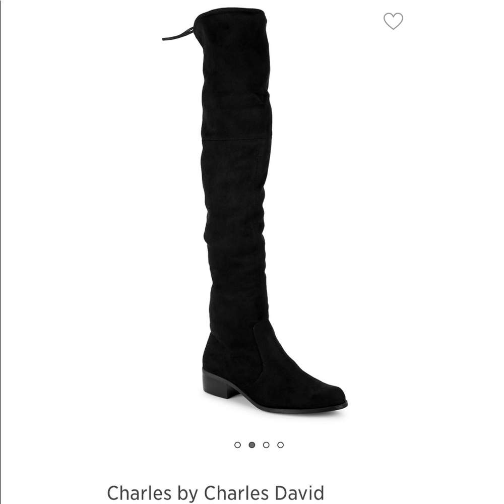 charles david gravity stretch over the knee boots